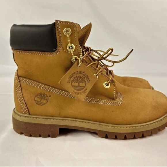 Timberland 6M 12909 Premium Internal Wedge Wheat Boots - Picture 1 of 16